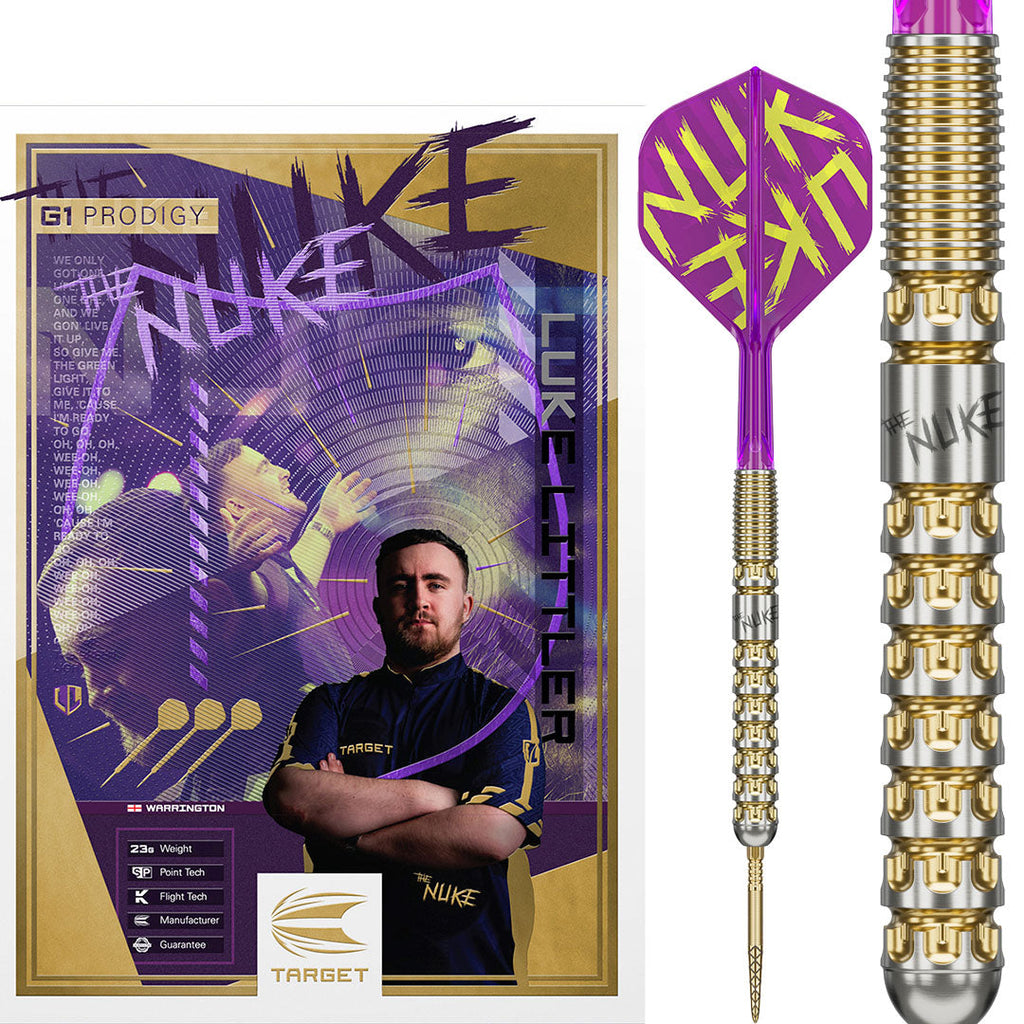 Target Luke Littler G1 Prodigy 95% SP GW Darts