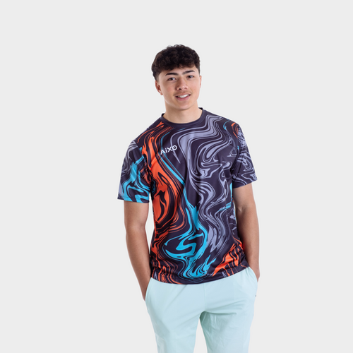 Aixo Chrome Mens Top Graphite Aixo