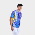 Aixo Chrome Mens Top Lilac Aixo