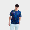 Aixo Spring Mens Top Navy Aixo