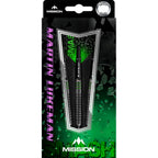 Mission Martin Lukeman "Smash" Black Titanium 90% GW Darts