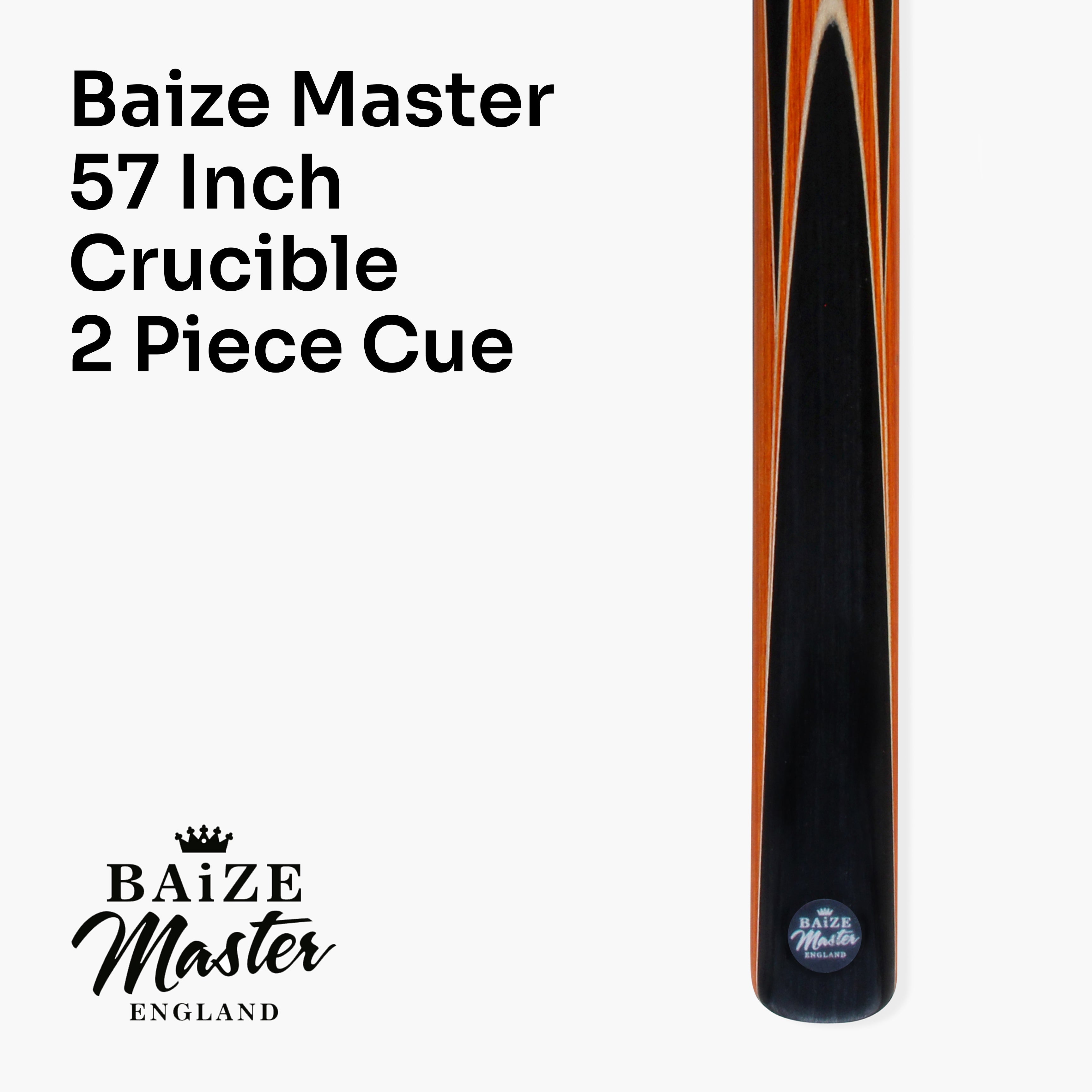 Baize Master Crucible 57-inch cue and case set Cue + Case