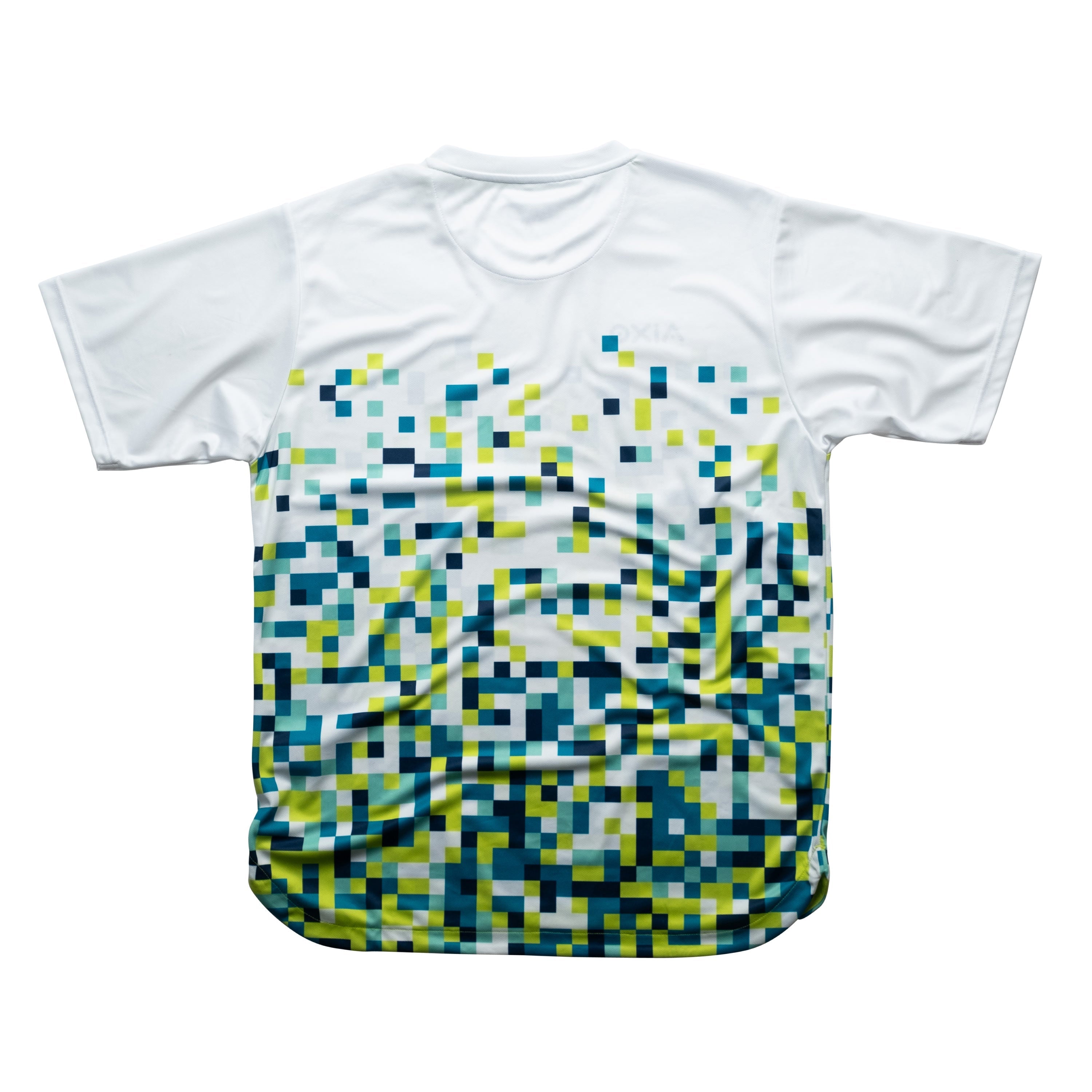 Aixo Pixel Mens Top Green Aixo