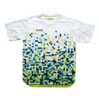 Aixo Pixel Mens Top Green Aixo
