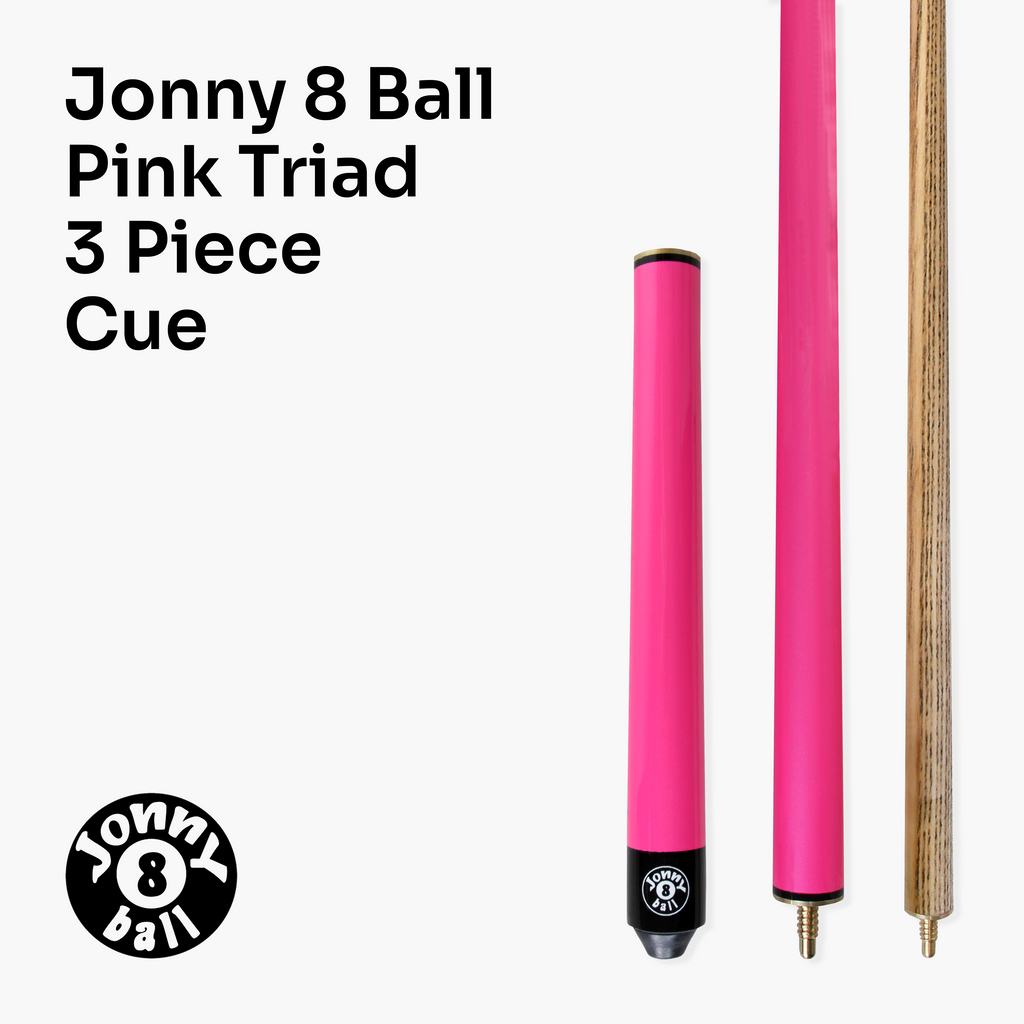 Jonny 8 Ball Triad 57-inch adjustable 3-piece cue Cue + Case