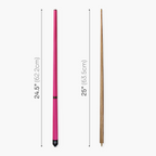 Jonny 8 Ball Pink Triad 48-inch cue and soft case Cue + Case