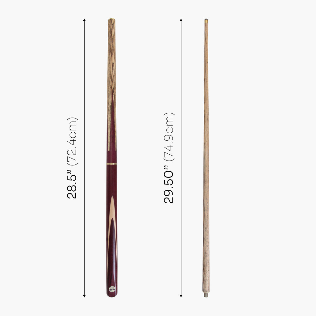Baize Master Purple Heart adjustable cue and case set Cue + Case