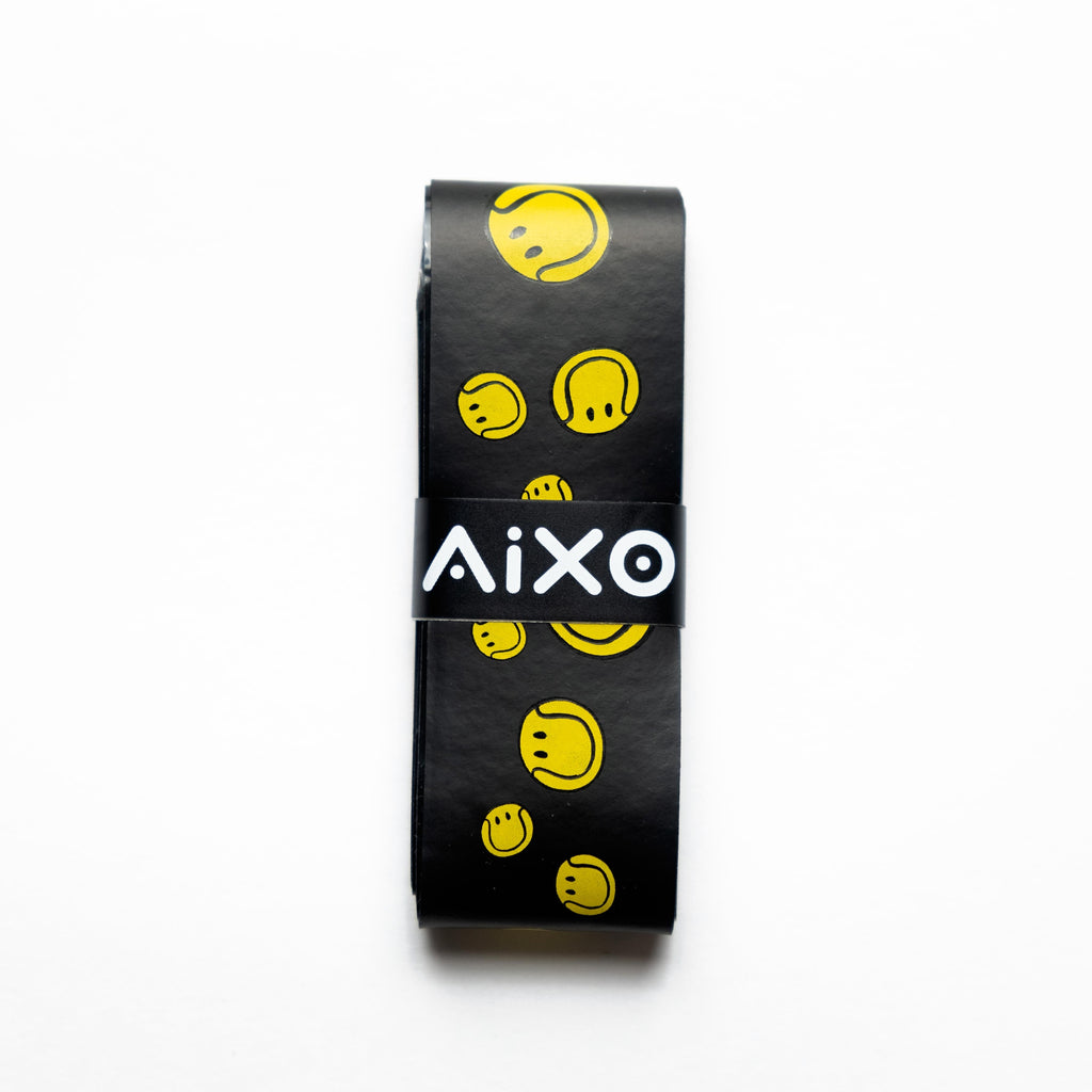 Aixo Smiley Ball Overgrip Black Aixo