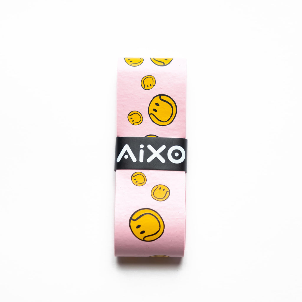 Aixo Smiley Ball Overgrip Pink Aixo