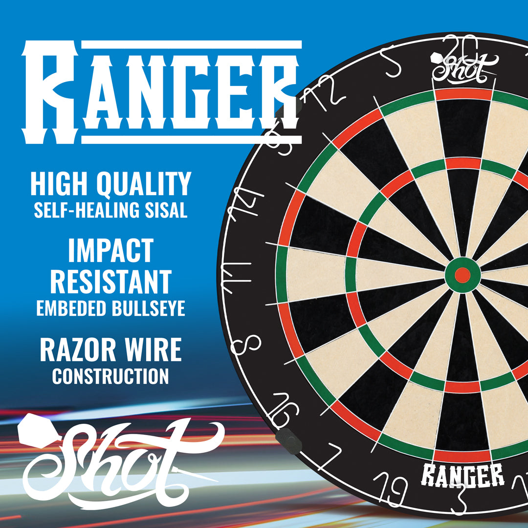 Shot Ranger Professional Dartboard GW Darts
