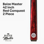 Baize Master Silver Series Conquest 42-inch junior cue and case set Cue + Case