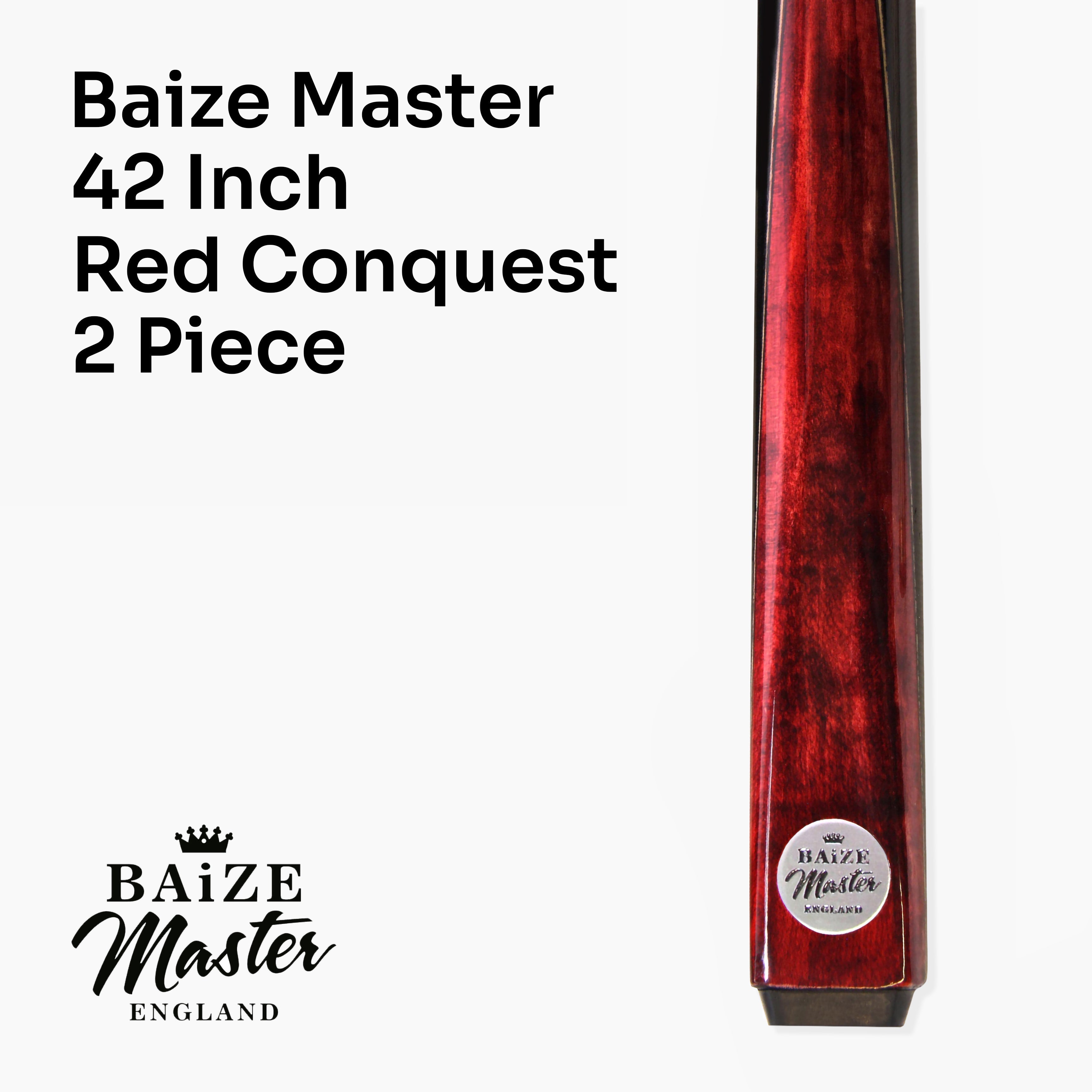 Baize Master Silver Series Conquest 42-inch junior cue and case set Cue + Case