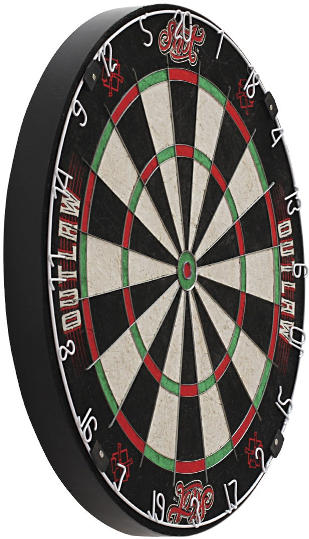 Shot Outlaw Bristle Dartboard GW Darts