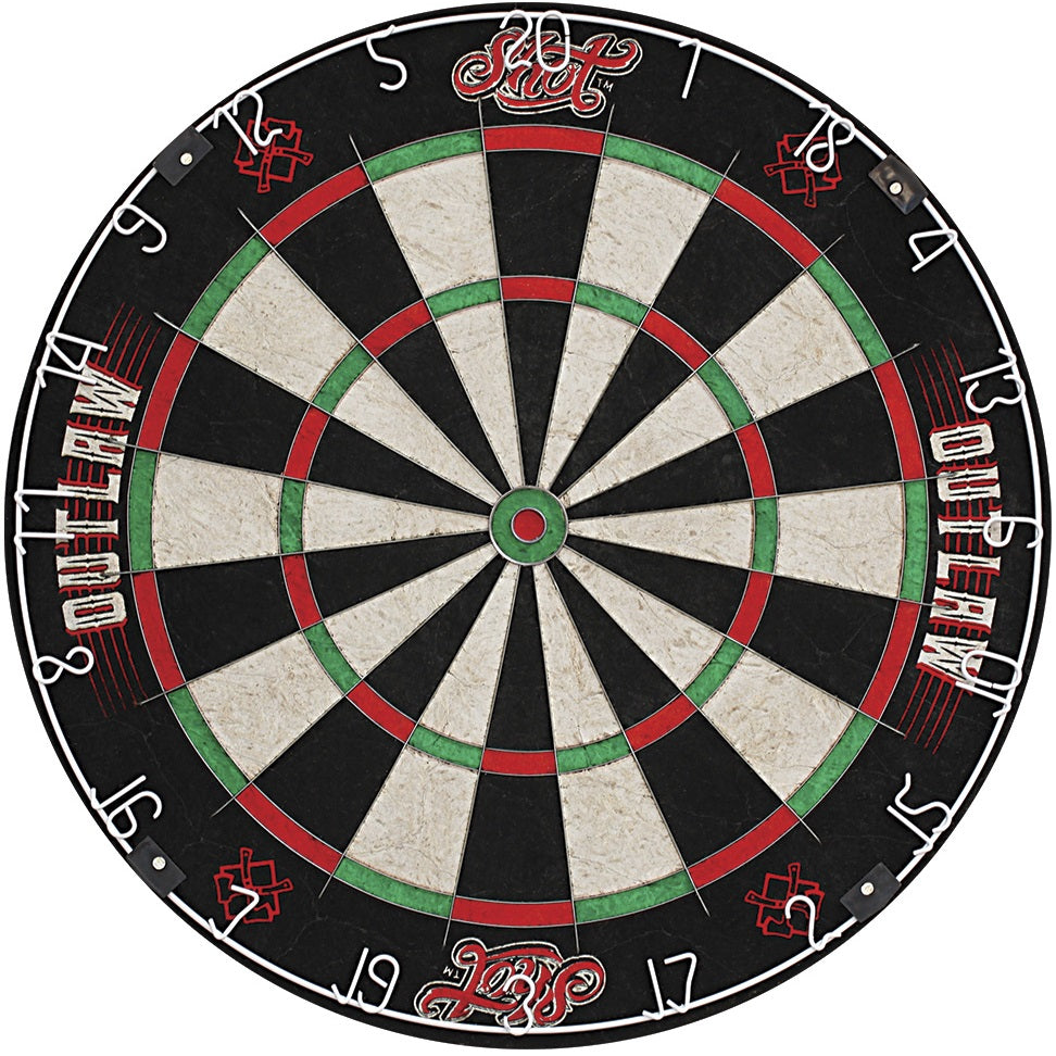 Shot Outlaw Bristle Dartboard GW Darts