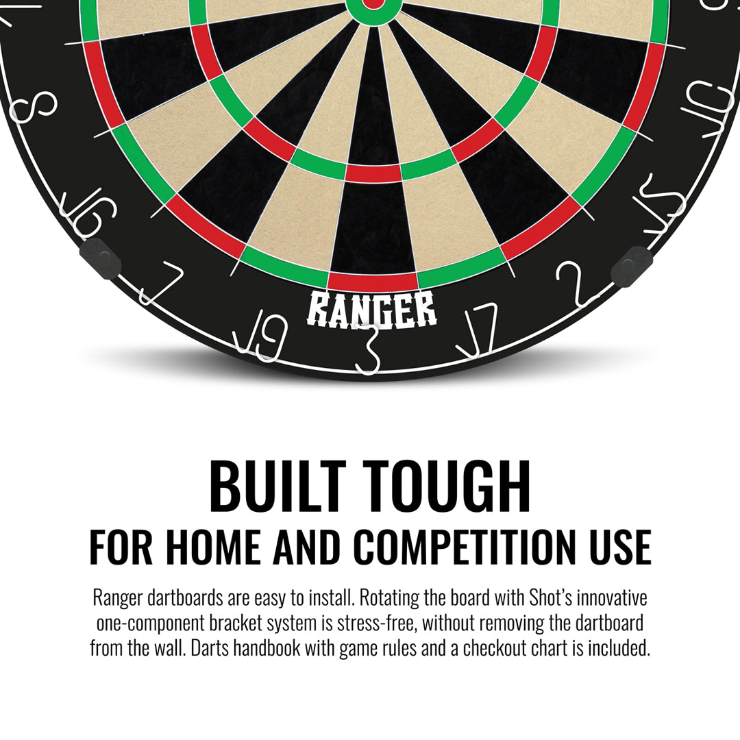 Shot Ranger Professional Dartboard GW Darts