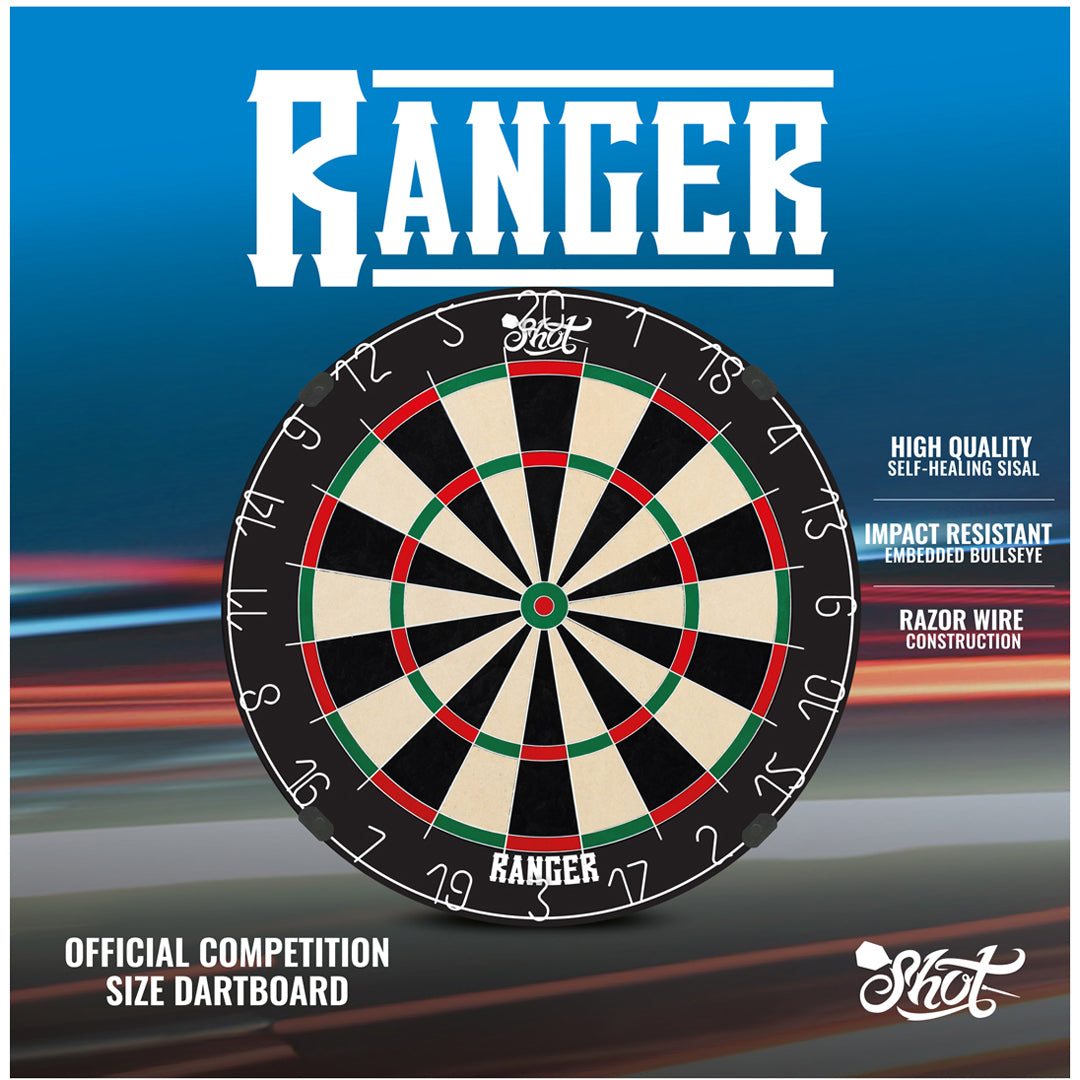 Shot Ranger Professional Dartboard GW Darts