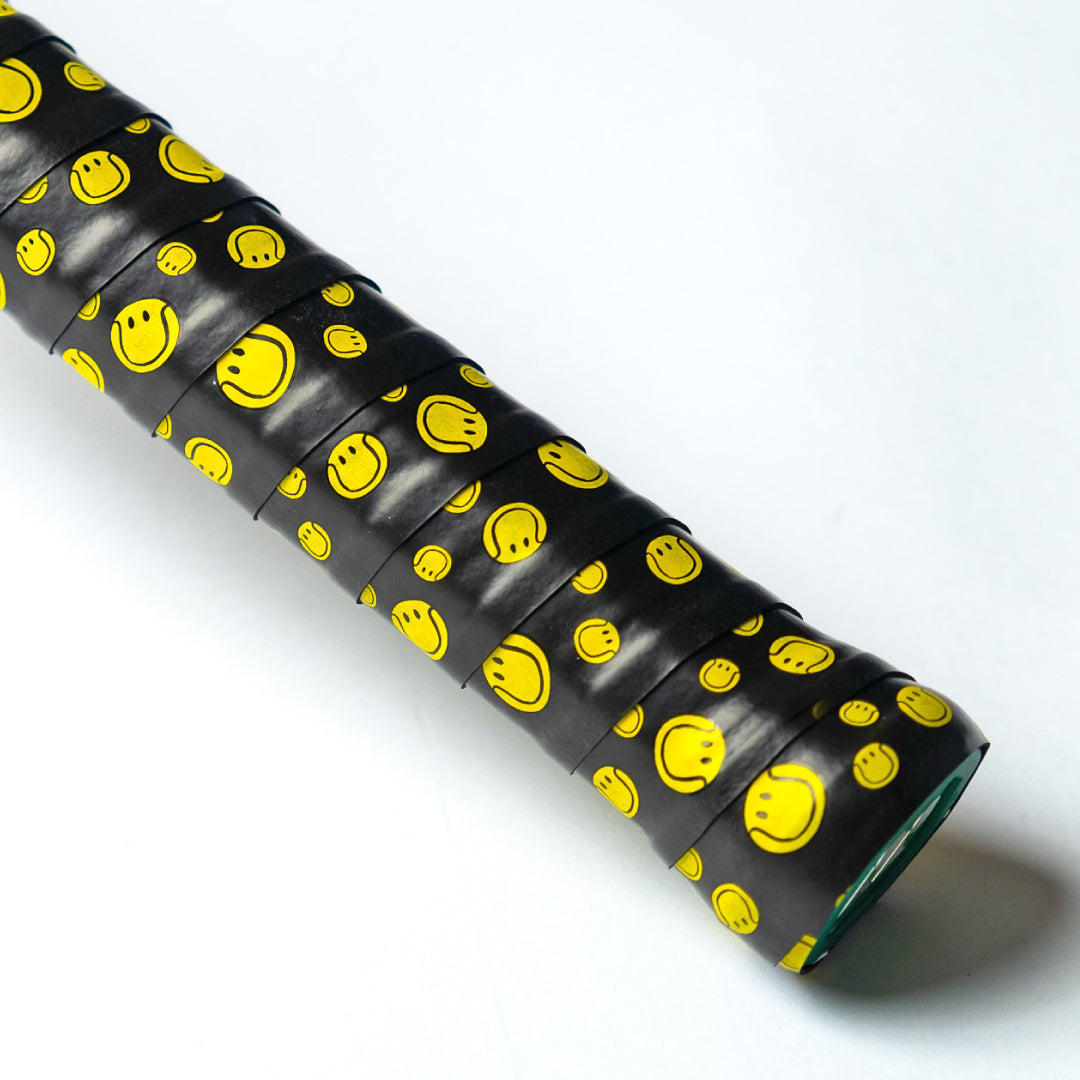 Aixo Smiley Ball Overgrip Black Aixo
