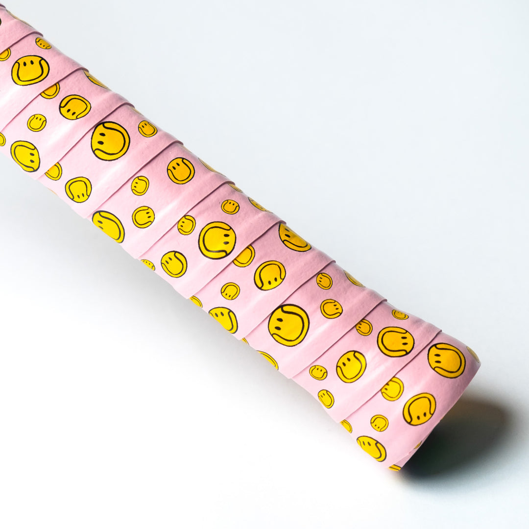 Aixo Smiley Ball Overgrip Pink Aixo