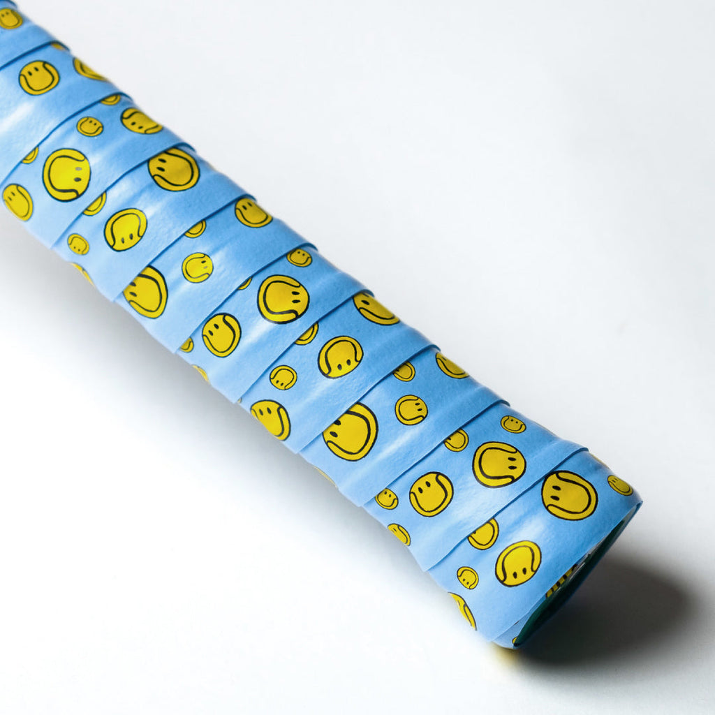 Aixo Smiley Ball Overgrip Blue Aixo