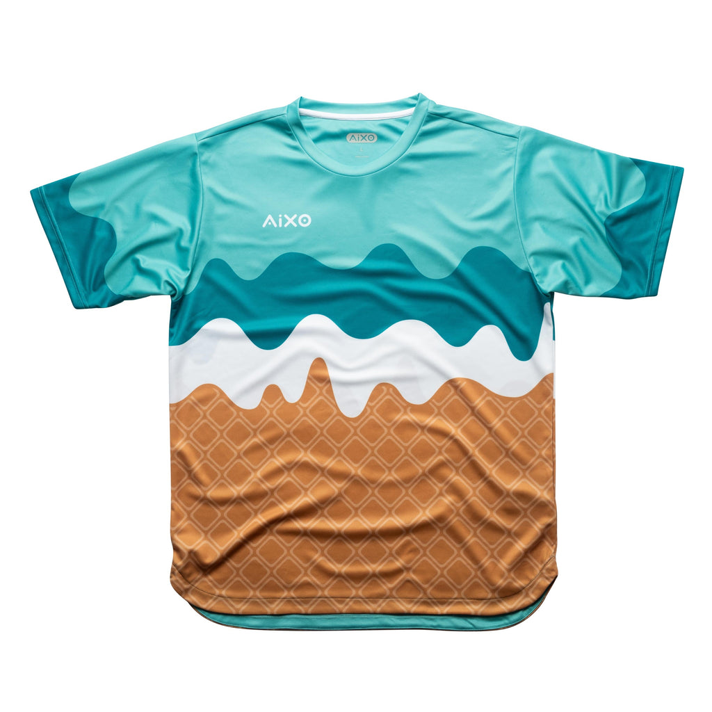 Aixo Sundae Mens Top Teal Aixo