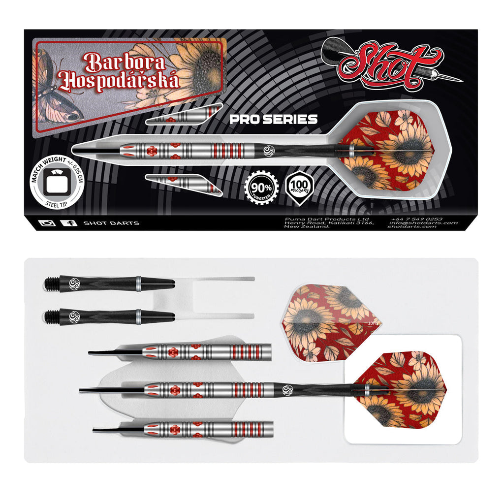 Shot Pro Series Barbora Hospodárská 90% GW Darts