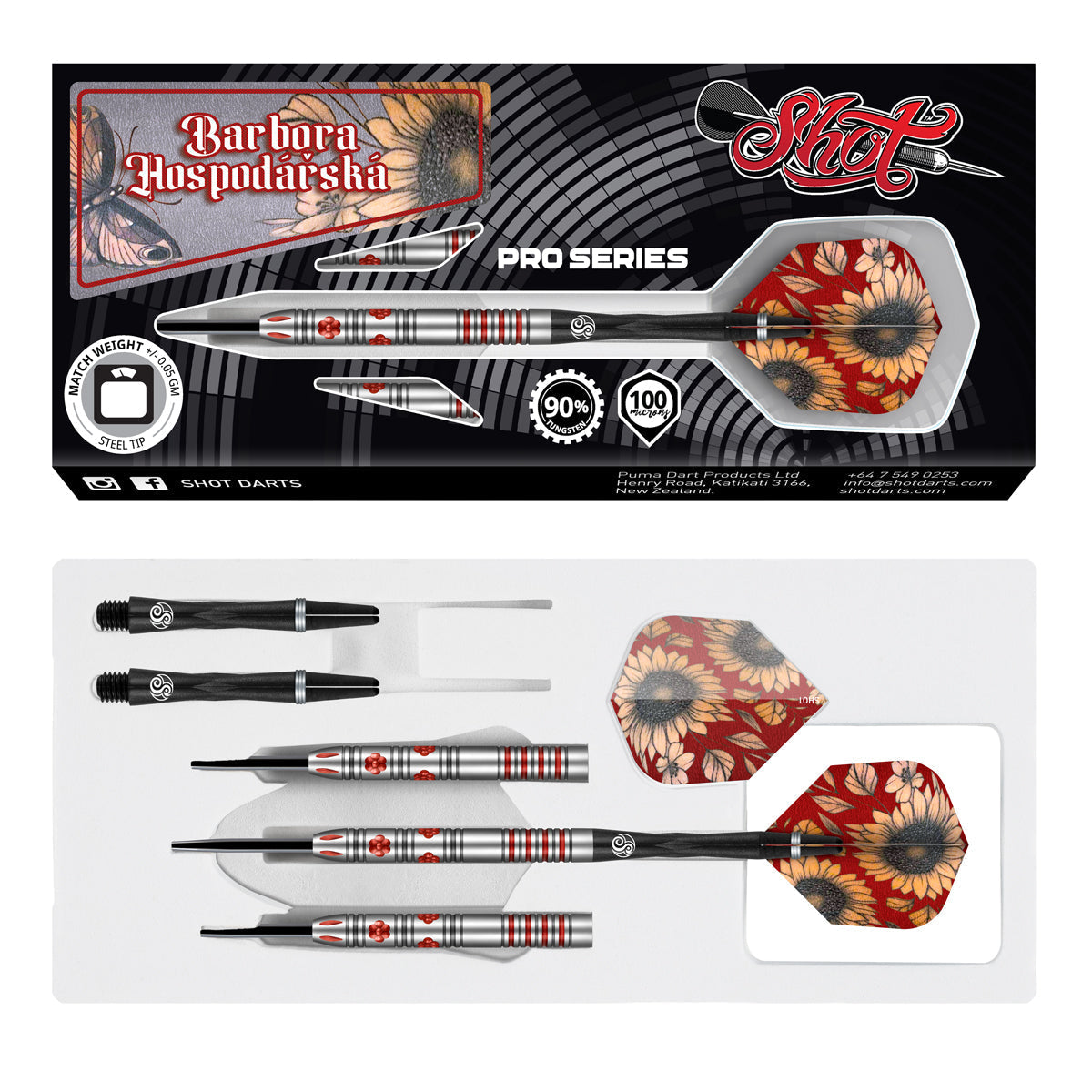 Shot Pro Series Barbora Hospodárská 90% GW Darts
