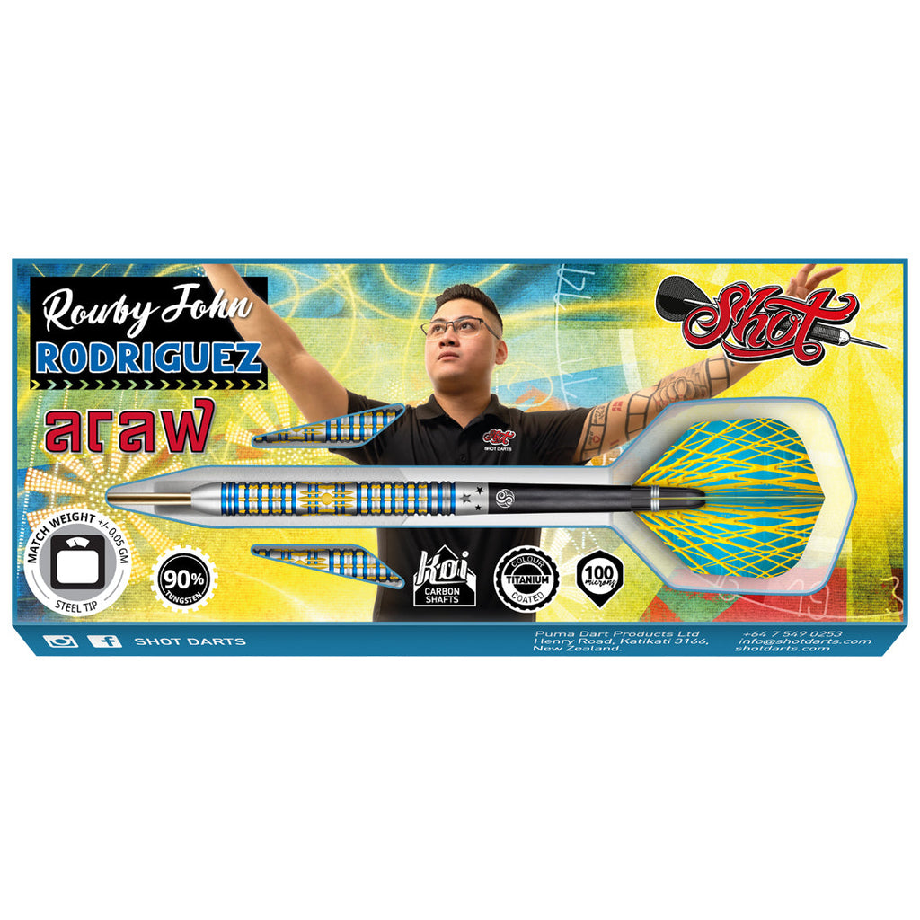 Shot Rowby-John Rodriguez Araw 90% GW Darts