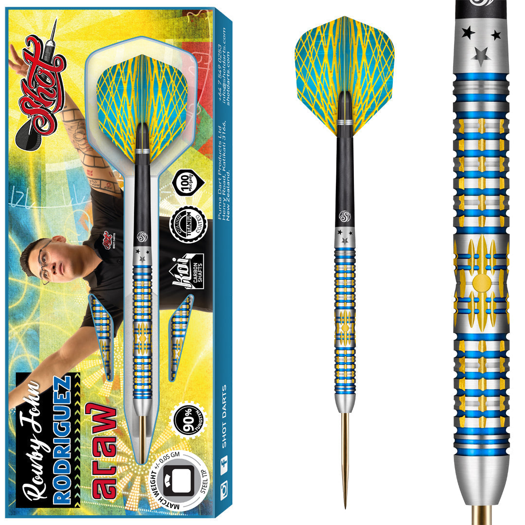 Shot Rowby-John Rodriguez Araw 90% GW Darts