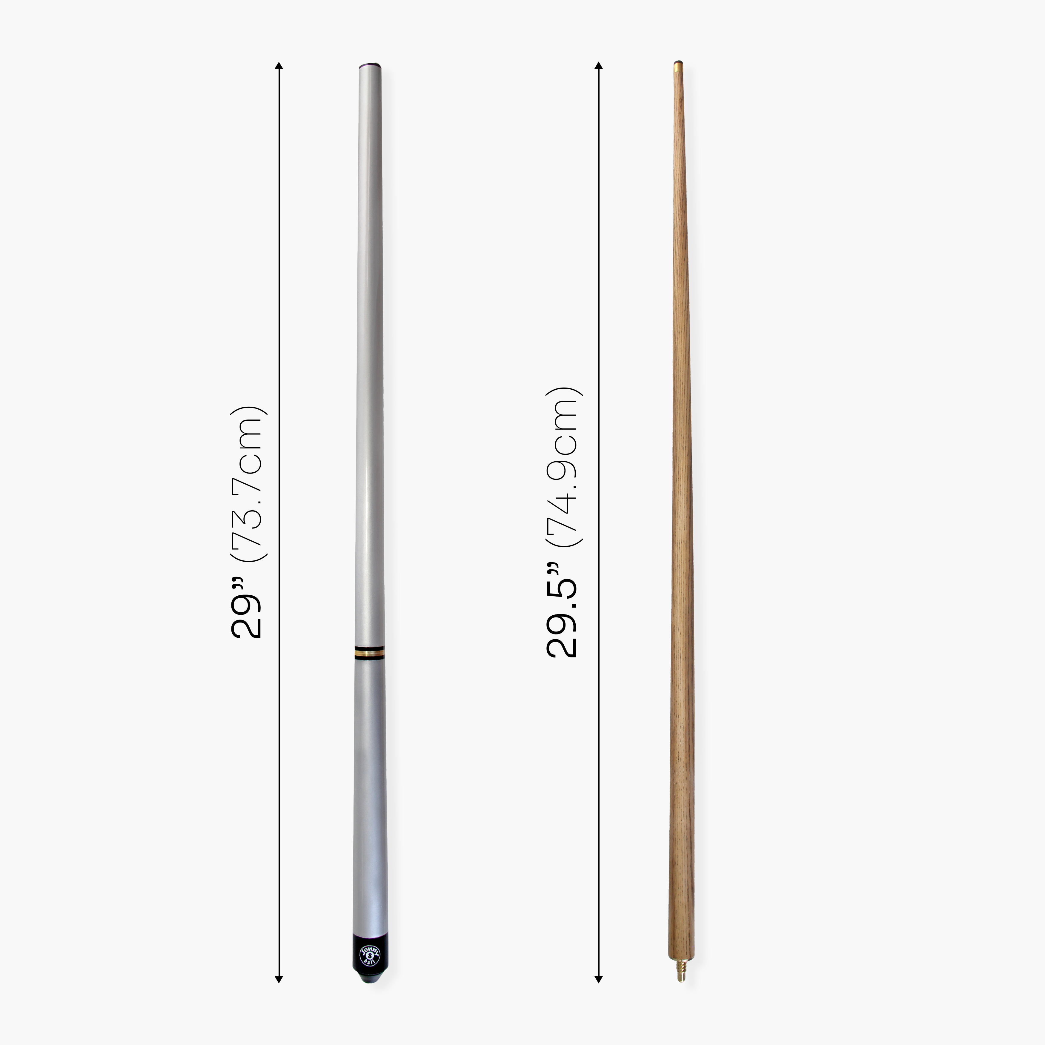 Jonny 8 Ball Triad 57-inch adjustable 3-piece cue Cue + Case