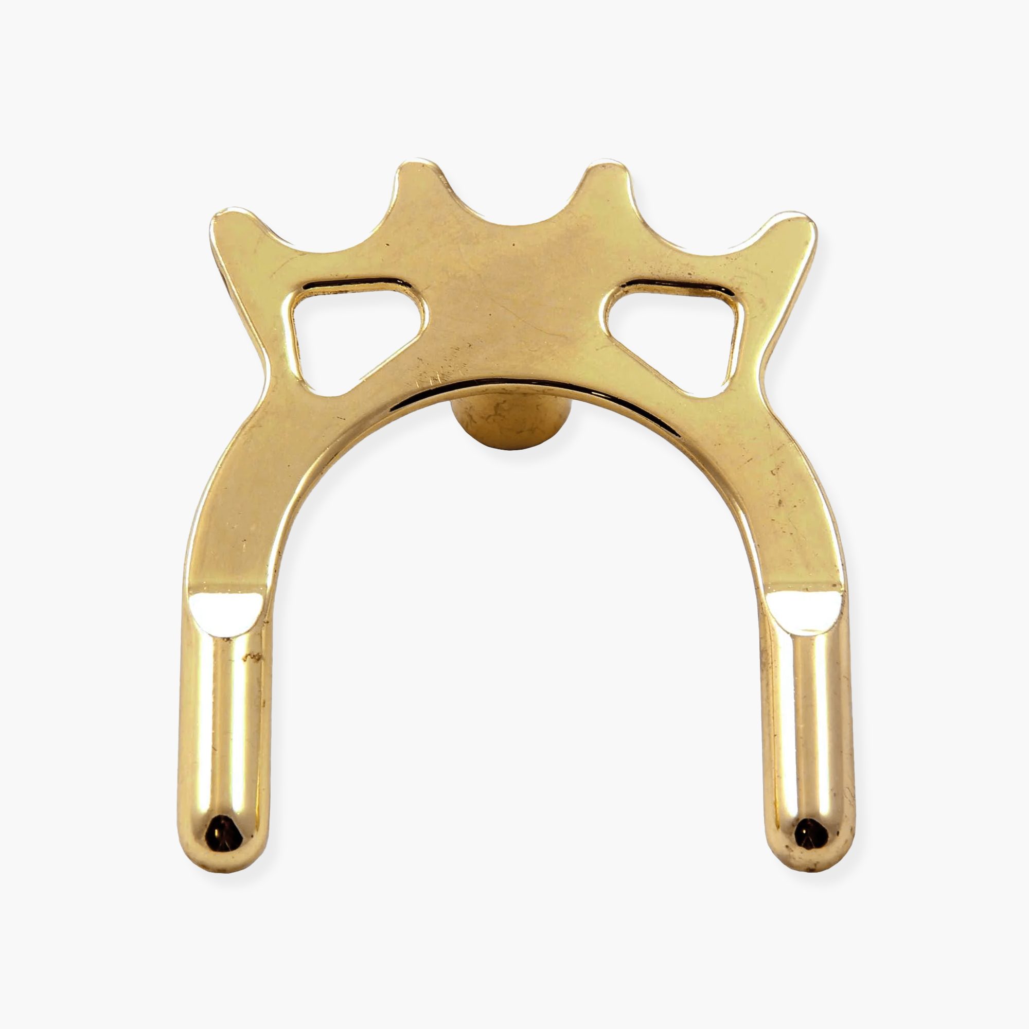 Toeless brass spider rest head