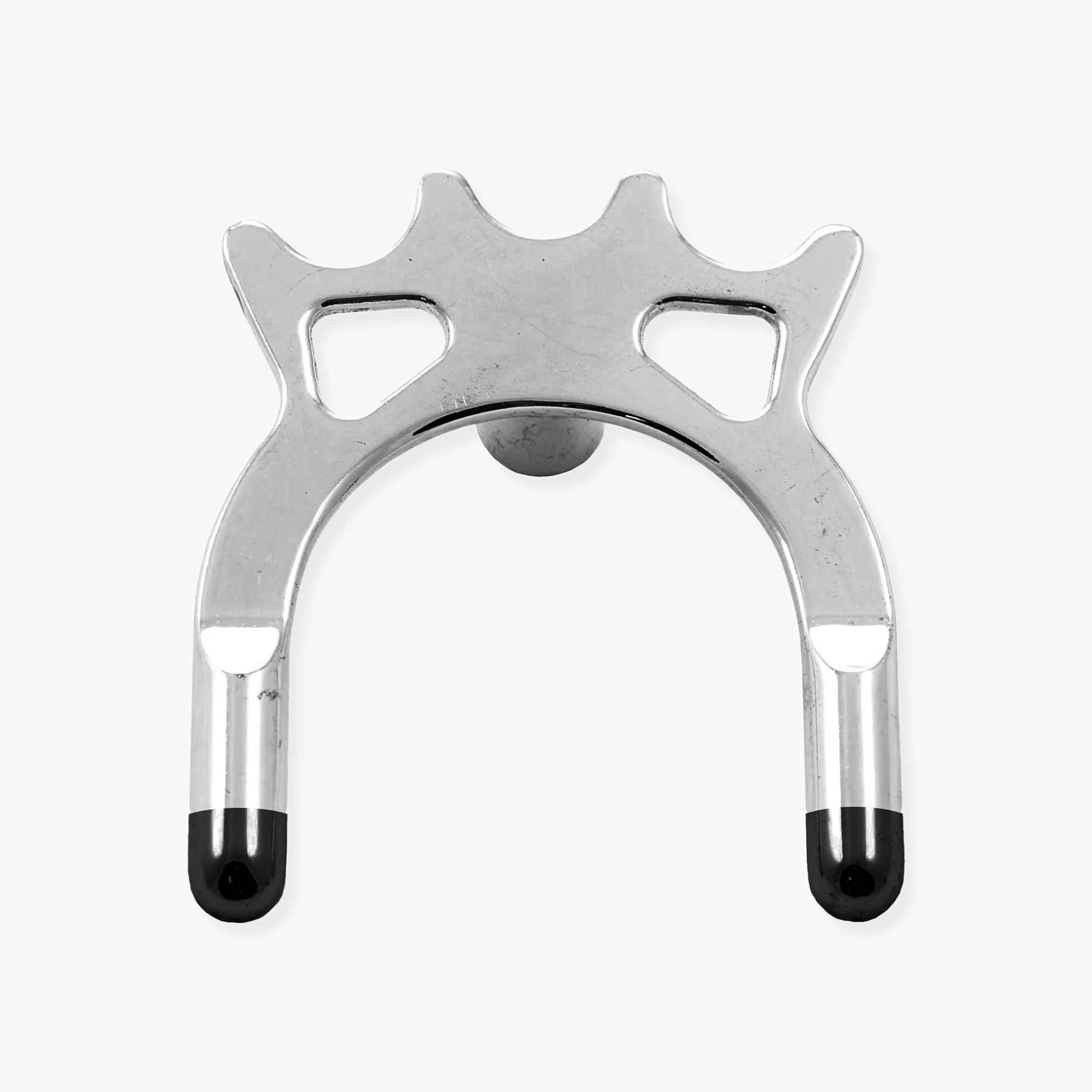 Chrome spider rest head with plastic toes