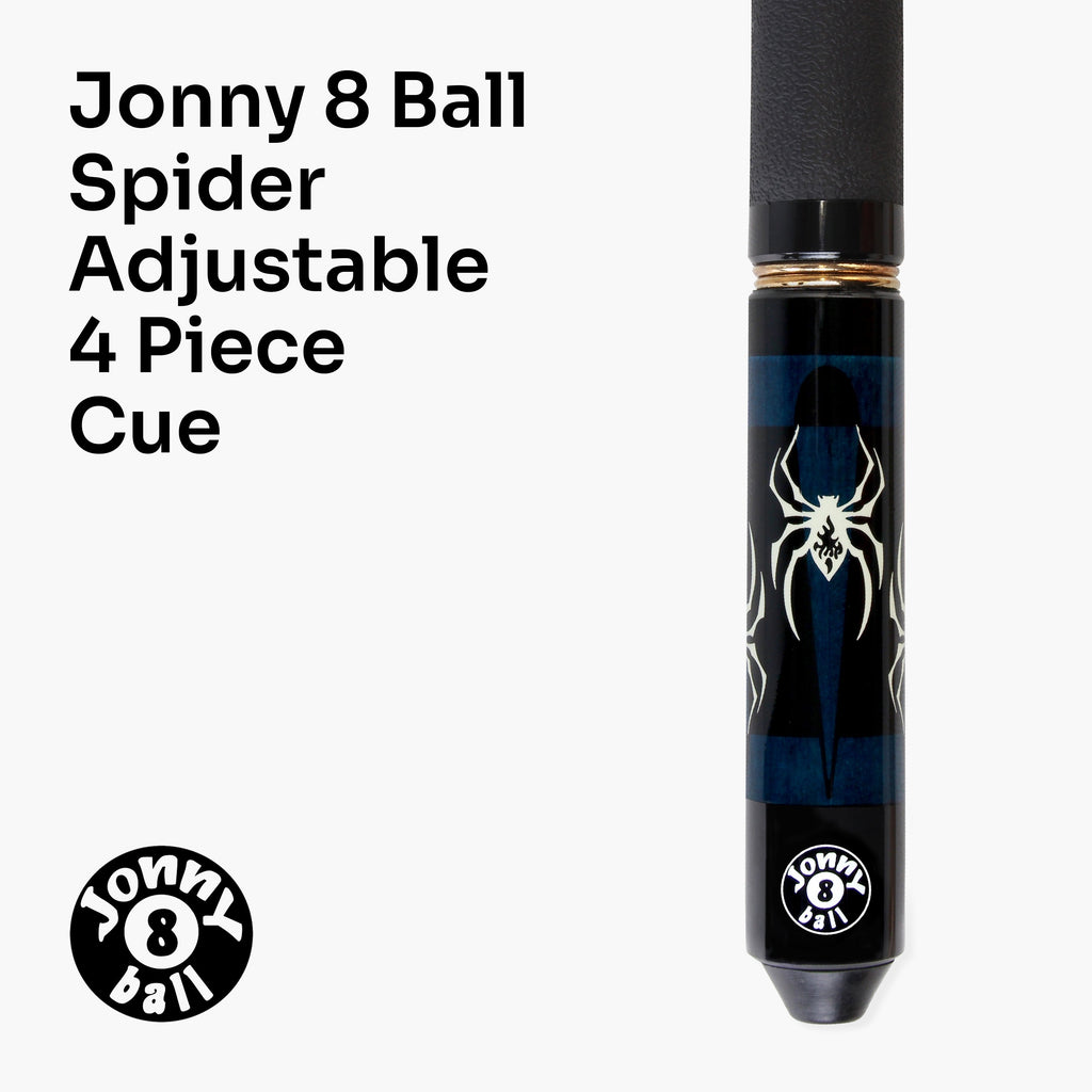 Jonny 8 Ball adjustable 57-inch 4-piece pool cue Cue + Case