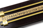 Mahogany effect 2-player snooker scoreboard Cue + Case