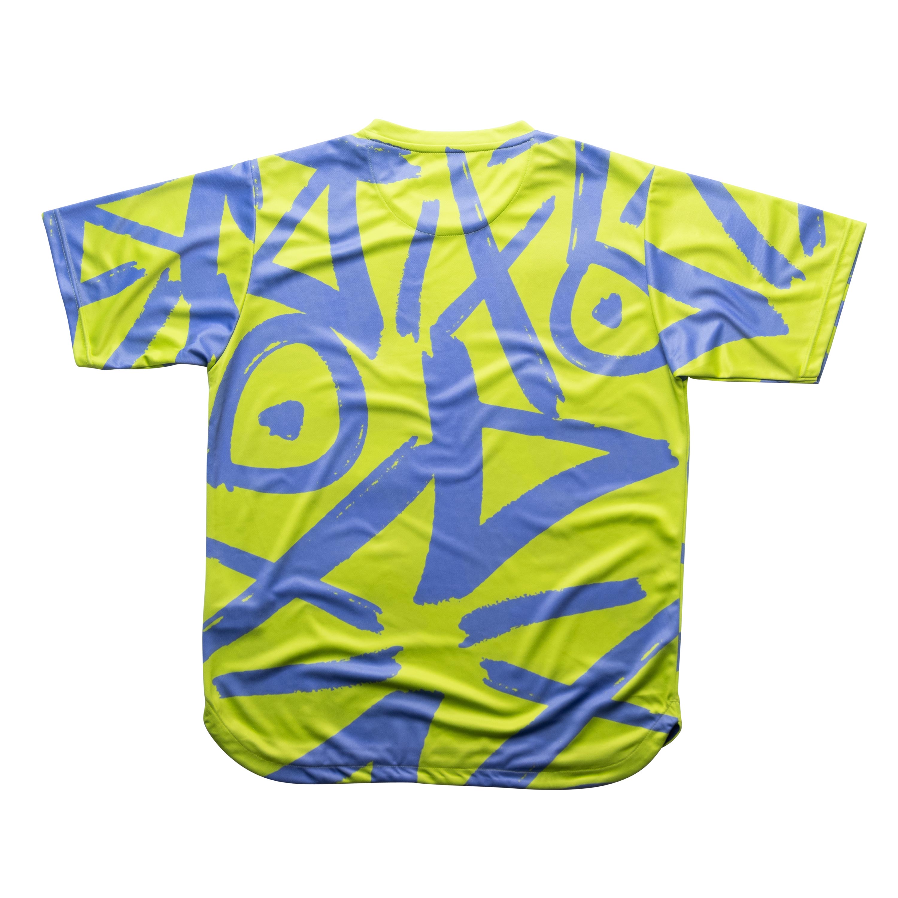 Aixo Tagged Mens Top Lime Aixo