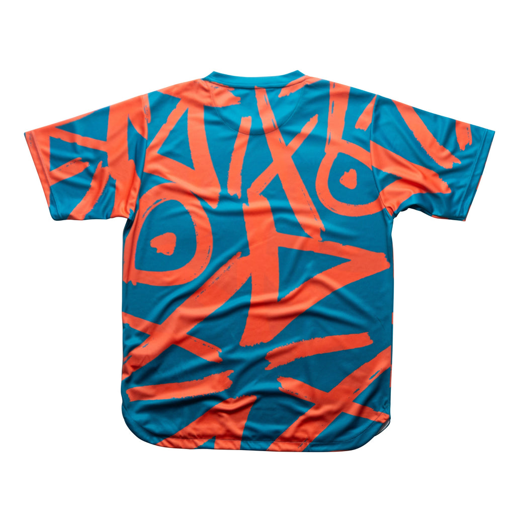 Aixo Tagged Mens Top Teal Aixo