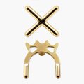 Brass cross and bridge rest heads