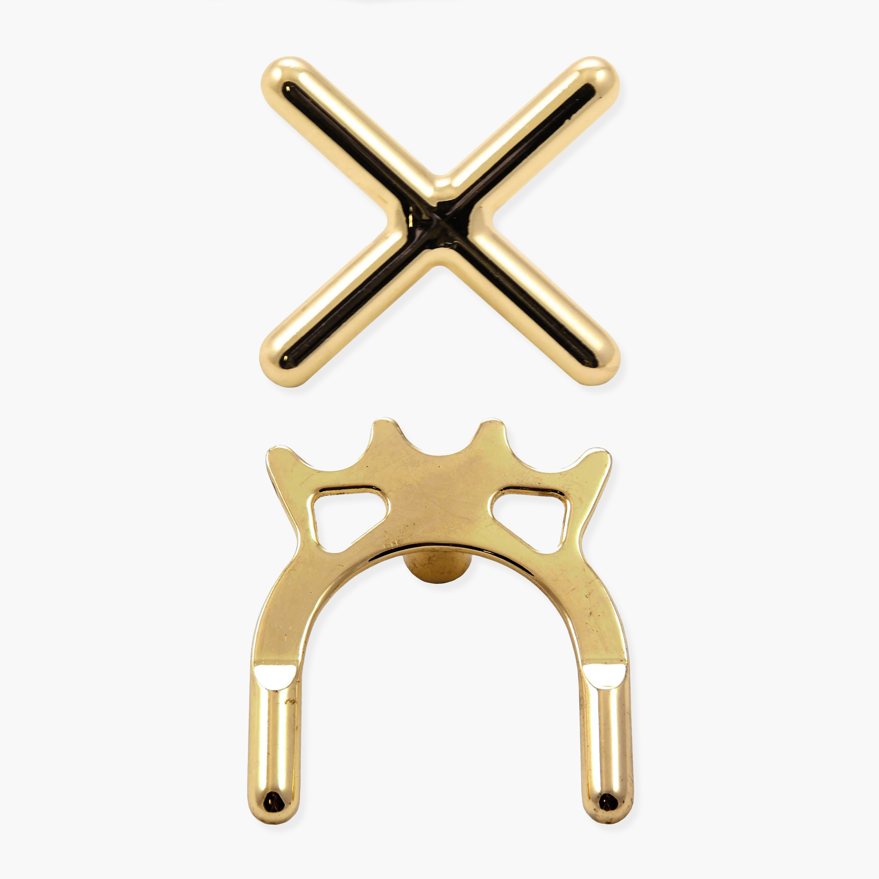 Brass cross and bridge rest heads
