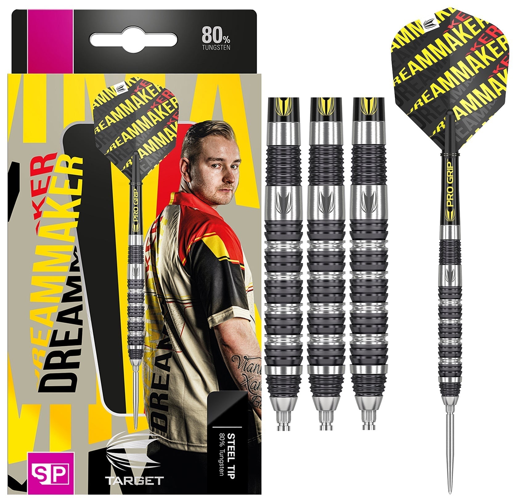 Target Dimitri Van den Bergh 80% Swiss GW Darts