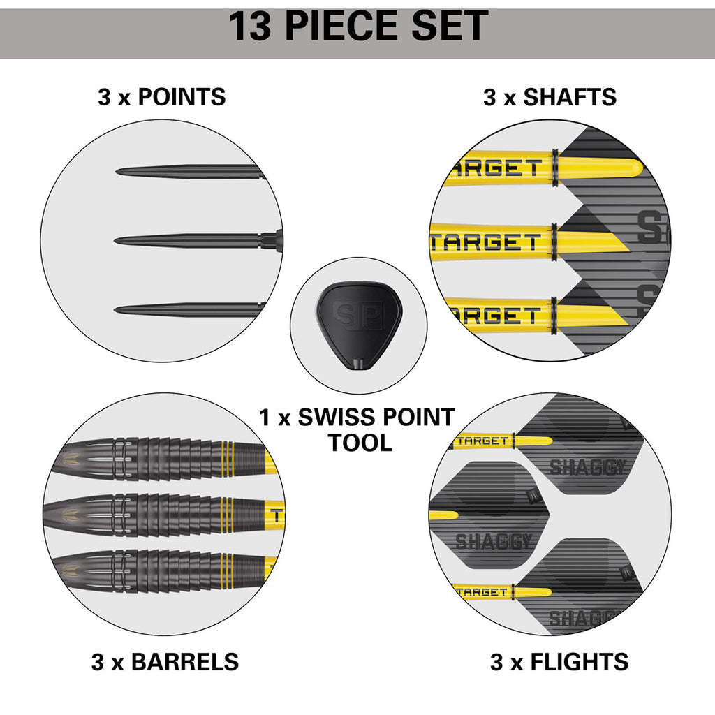 Target Scott Williams Black 90% Swiss GW Darts