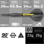 Target Scott Williams Black 90% Swiss GW Darts