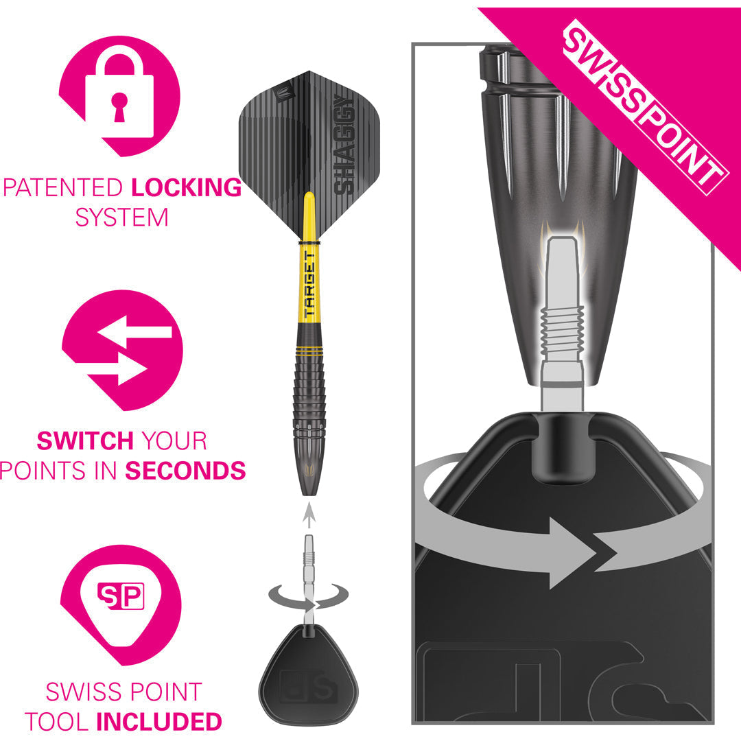 Target Scott Williams Black 90% Swiss GW Darts