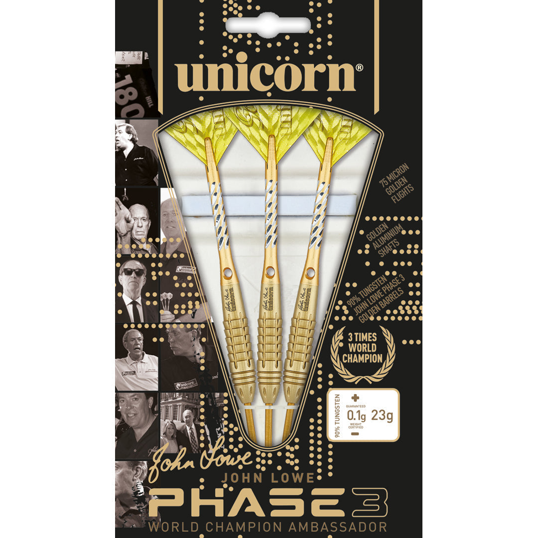 Unicorn W.C John Lowe P3 90% GW Darts