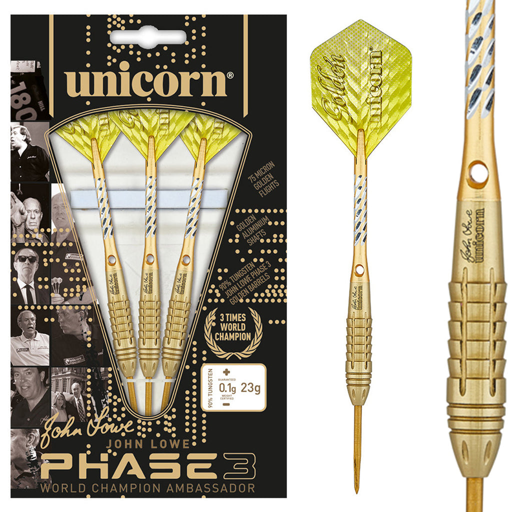 Unicorn W.C John Lowe P3 90% GW Darts