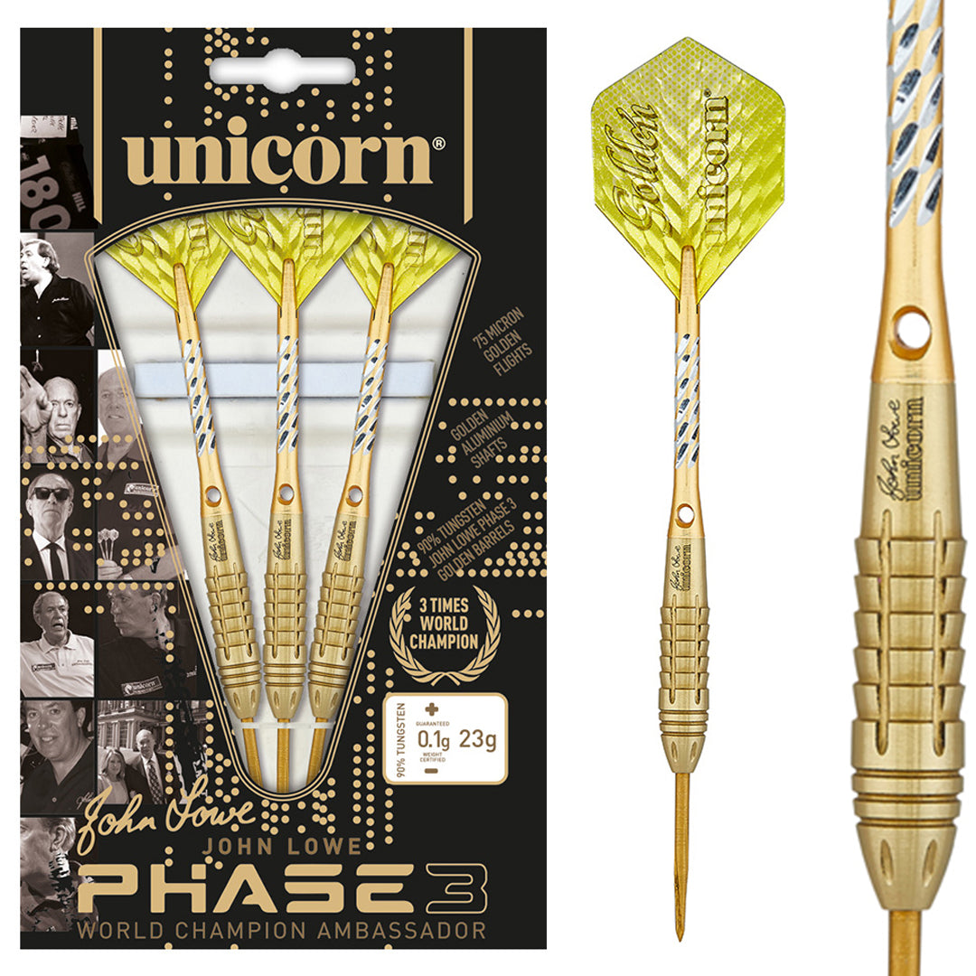 Unicorn W.C John Lowe P3 90% GW Darts