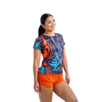 Aixo Chrome Womens T Shirt Lilac