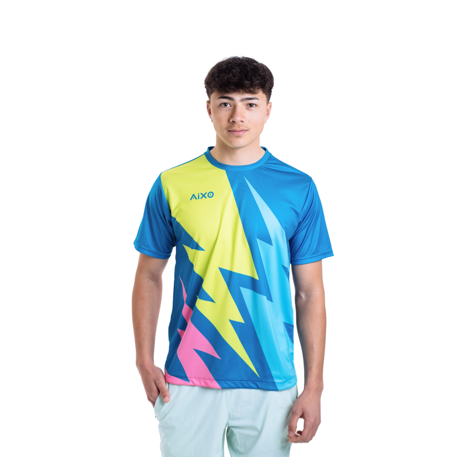 Aixo Bolt T-Shirt Mens (Pink)