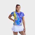Aixo Chrome Womens Top Lilac Aixo