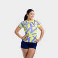 Aixo Tagged Womens Top Lime Aixo