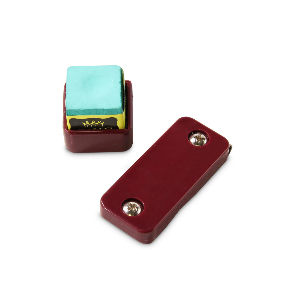 Metal magnetic chalk holder and belt clip Cue + Case