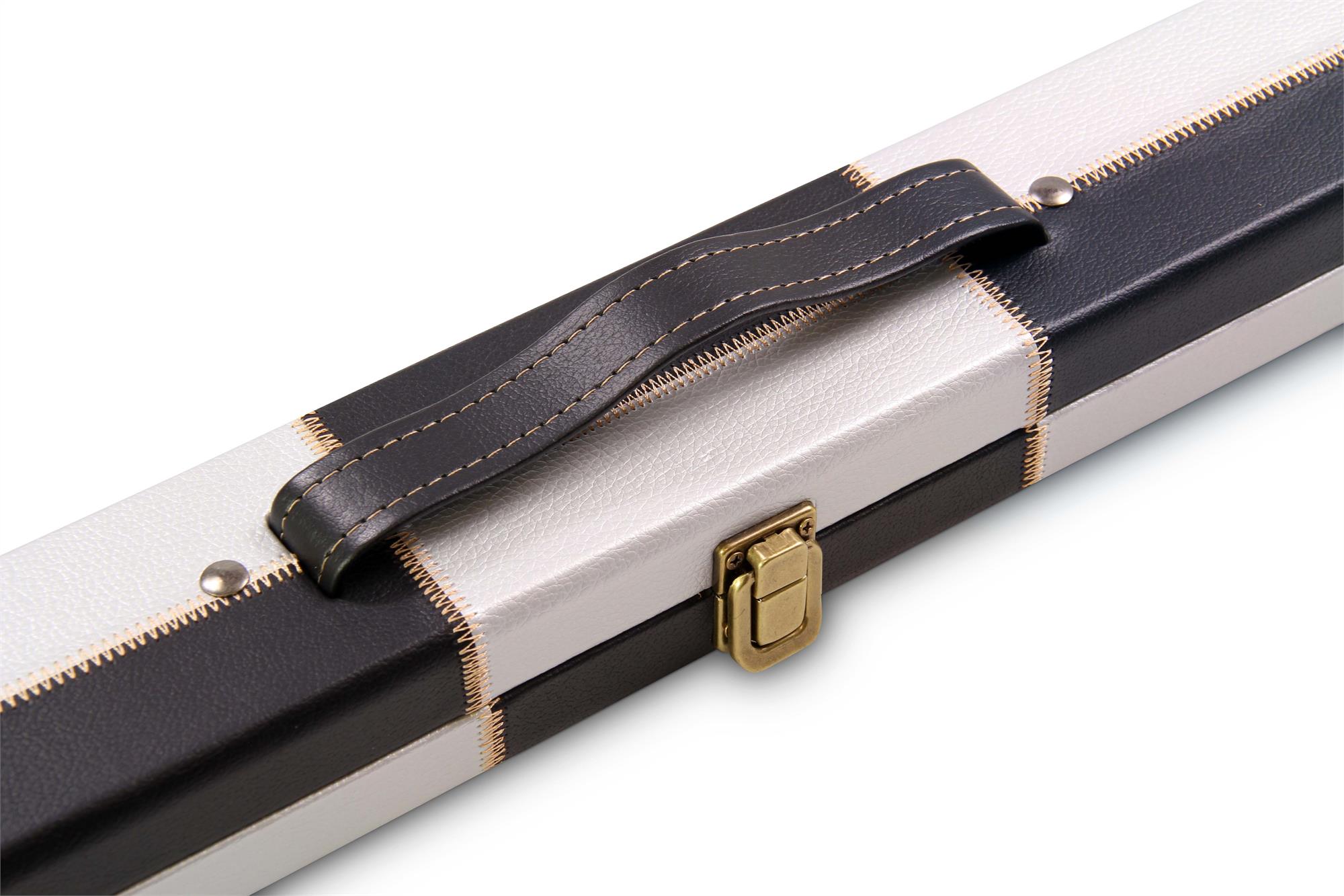 Deluxe chequered 1-piece cue case - 2 cues Cue + Case